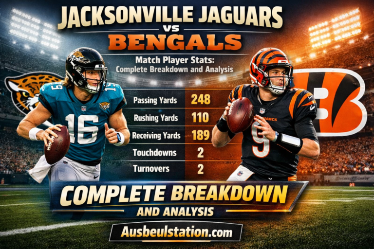 Jacksonville Jaguars vs Bengals Match Player Stats: Complete Breakdown and Analysis
