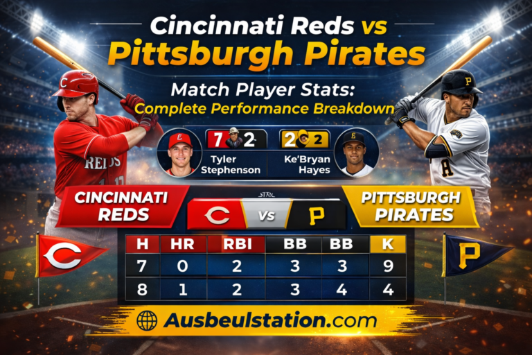 Cincinnati Reds vs Pittsburgh Pirates Match Player Stats: Complete Performance Breakdown