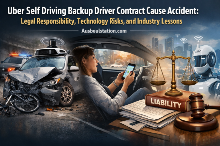 Uber Self Driving Backup Driver Contract Cause Accident: Legal Responsibility, Technology Risks, and Industry Lessons