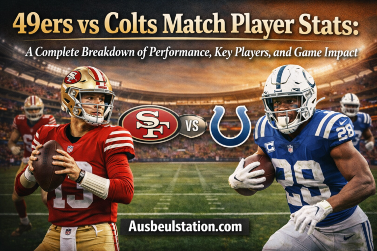49ers vs Colts Match Player Stats: A Complete Breakdown of Performance, Key Players, and Game Impact