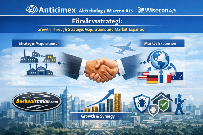 Anticimex Aktiebolag / Wisecon A/S Förvärvsstrategi: Growth Through Strategic Acquisitions and Market Expansion