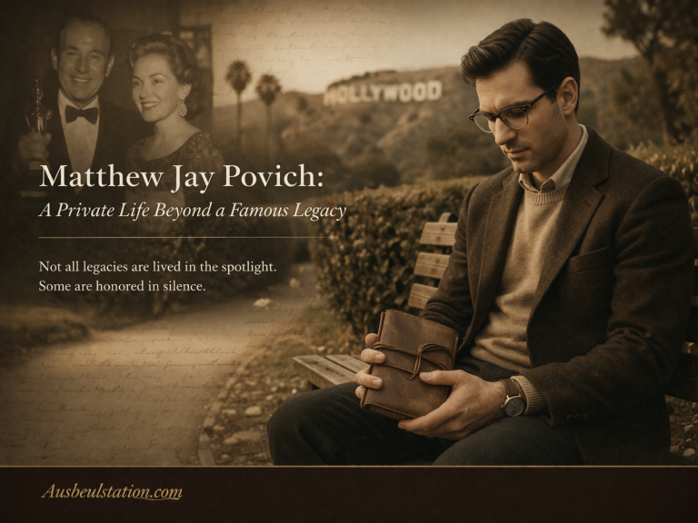 Matthew Jay Povich: A Private Life Beyond a Famous Legacy
