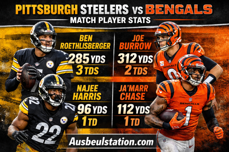 Pittsburgh Steelers vs Bengals Match Player Stats: A Complete Breakdown of Performance and Key Insights