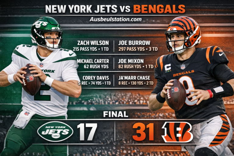 New York Jets vs Bengals Match Player Stats: Complete Breakdown and Key Performances