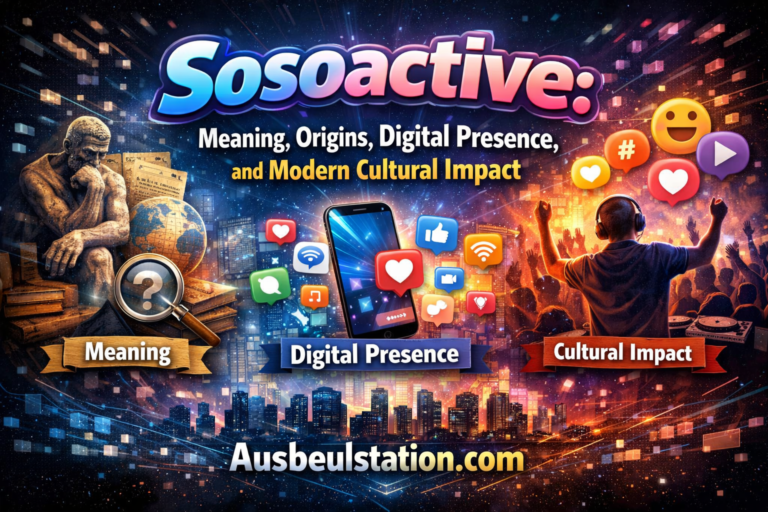 Sosoactive: Meaning, Origins, Digital Presence, and Modern Cultural Impact