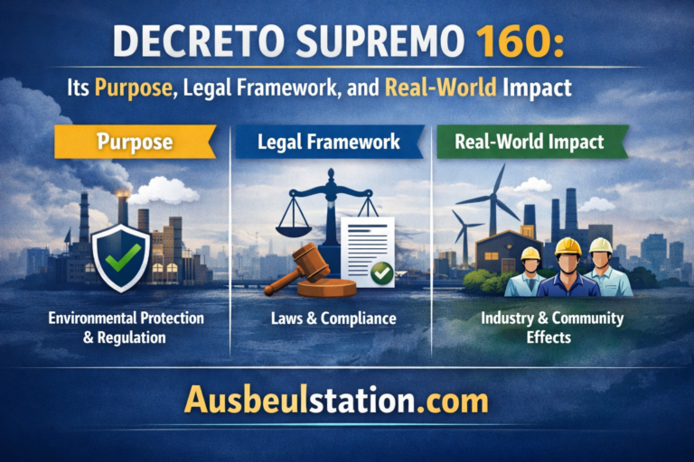 Decreto Supremo 160: Its Purpose, Legal Framework, and Real-World Impact
