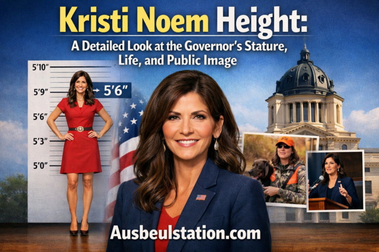 Kristi Noem Height: A Detailed Look at the Governor’s Stature, Life, and Public Image